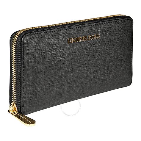 Michael Kors black zipper wallet